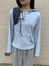 Lanno Stripe Color Matching Hoodie