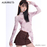 allbubble Pink mesh top