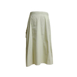 (3color) Shirring Wrap Pocket Long Skirt