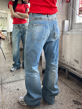 [Unisex] ビンテージダメージデニムパンツ