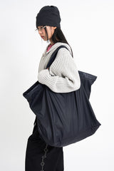 Big leather shoulder tote bag