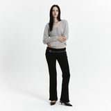 C SOFT KNIT CARDIGAN SET-UP_GREY