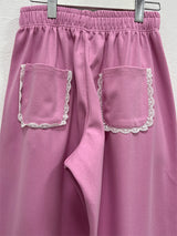 LACE LINE SWEAT PANTS (3C)