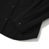 KIRSH プレーンスリムフィットシャツ [BLACK]