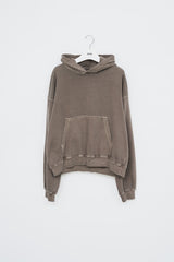 Det Washed Cropped Hoodie (4color)
