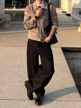 Trucker Colorblock Suede Jacket (3colors)