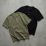 Back Panel Textured Henley