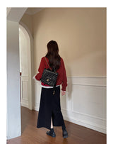 3D Embroidery Ribbon Fleece Deco Knit Sweater