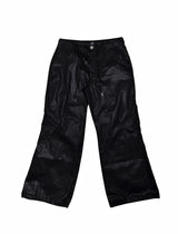 COATED FLARED CARGO PANTS (UNISEX) (MADE)