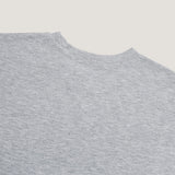 mercerized cropped long-sleeve T-shirt (4colors)