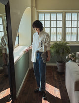 Logan Basic Wide Denim Pants
