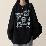 Odd Vintage Printed Boxy Long Sleeve Tee