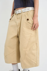 Ocean Pintuck Bermuda Pants
