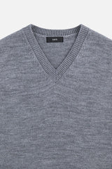 Wool Blend Knit Vest