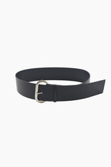 Bold leather belt