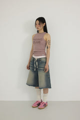 SANDY BERMUDA DENIM PANTS