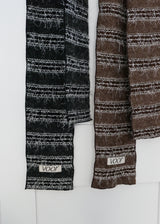 Sof Knit Long Muffler_Melange Grey