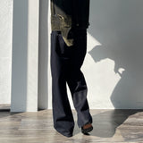 Deep Tone Straight Denim