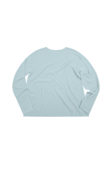 Skyblue see through round summer knit
