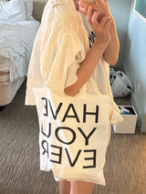 Lettering eco bag