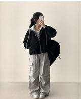 Noah Layered Color Matching Hoodie Jumper