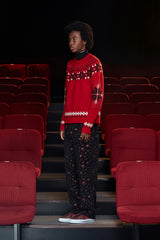 ARGYLE NORDIC KNIT / RED