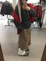 [MD Pick]Wool-Touch Brush V-Neck Knit (4 Colors)