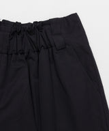 Ribbon Tied Wide Pants _ BLACK