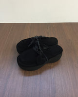 Suede platform mules (2color)