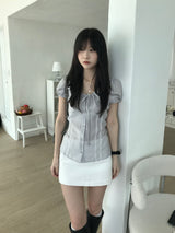 Raina Puff Blouse (2 colors)