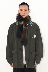 Retro washed denim barn jacket