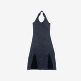 Infio Strap Cardigan + Halter Sleeveless One Piece Set