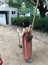 ヒヨコチェックワンピース