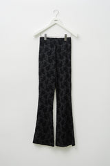 (W) Rose Jacquard Pants (2color)