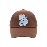 ALCP アップリケウォッシュドボールキャップ (Brown)