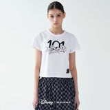 DISNEY BABY 101 DALMATIAN CROP TOP_WHITE