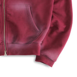 Vintage Spray Plast Hood Zip-up (Burgundy)