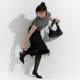 Foi Bag Stud Black