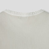 Keene Pigment Henley Neck Ribbed Sleeveless