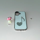 [MADE] MELODY PHONE CASE MINT (silver mirror bumper)
