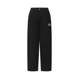 オンエイルサイドピンタックワイドコットンパンツユニセックス (4Color)