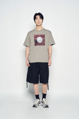 25SS スクエアバスケットボールショートスリーブTシャツ ココア
