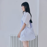 リベットクロスバッグ(sky blue)