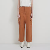CAMEL COLOR CARGO PANTS