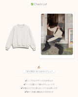 【MADE】Basic fleece man-to-man