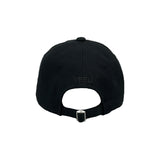 BASIC LOGO WASHED BALL CAP (BLACK)