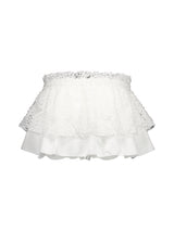 バブルチュチュスカートパンツ　ホワイト