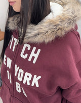 デイドパッチファーフードジップアップ