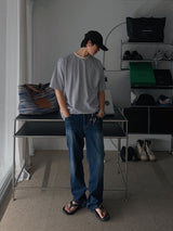 ASCLO ハートポイントボーダーショートスリーブTシャツ (2color)