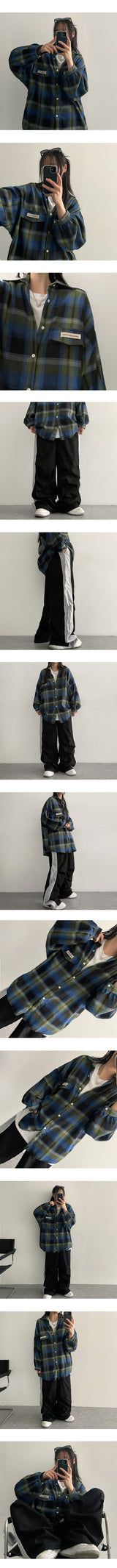 Rashu Side Color Banding Wide Pants (3 colors) Hem String!